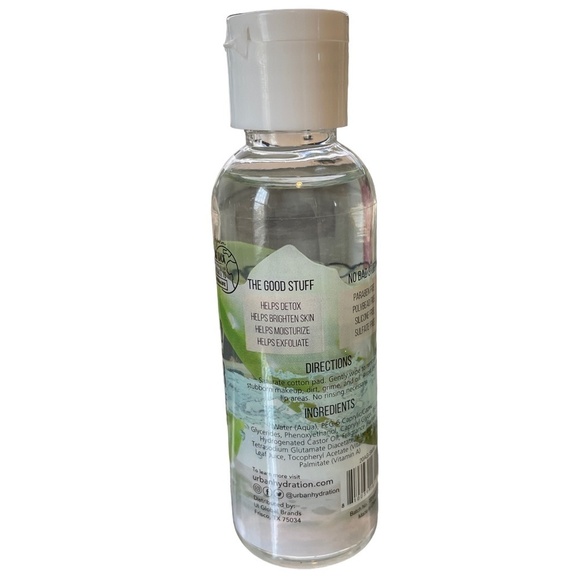 NWT Urban Hydration Aloe Vera Leaf Micellar Cleansing Water 2 Fl. Oz. New - Picture 3 of 6